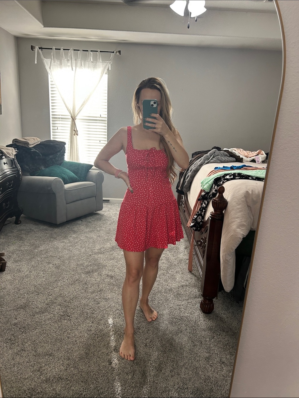 Red mini Sundress